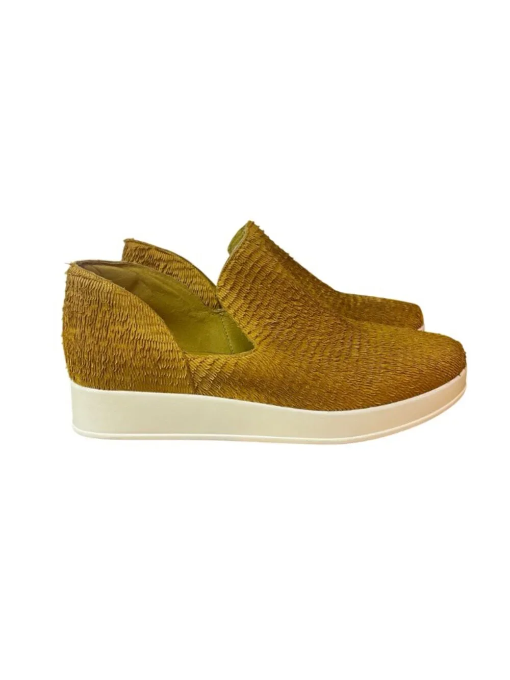 Antelope Comfy Slip On Sneaker Shoes J41 Sailor Mustard Yellow Sz 37 (EU)
